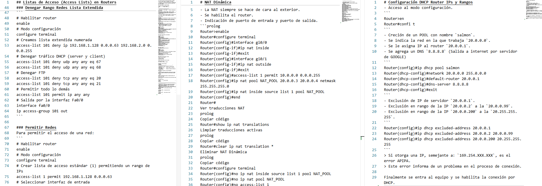 Router & Switch Commands